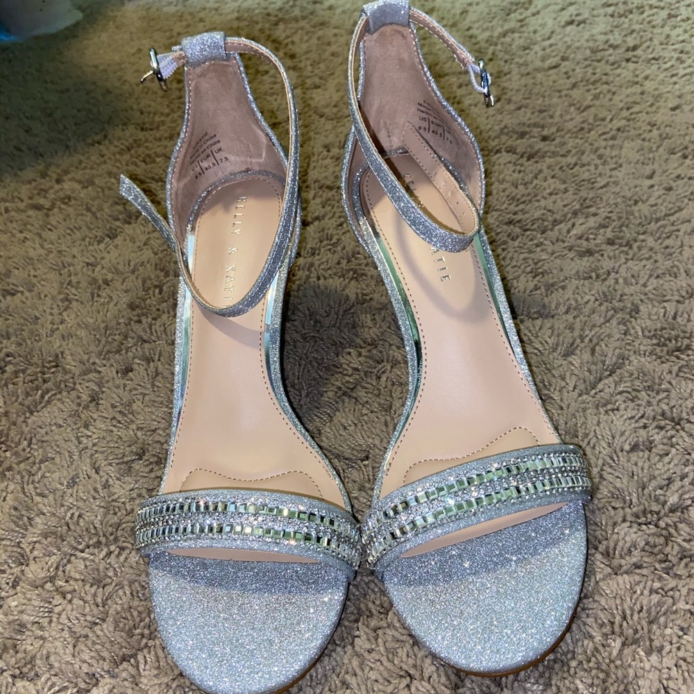 Kelly & Katie Silver Heels